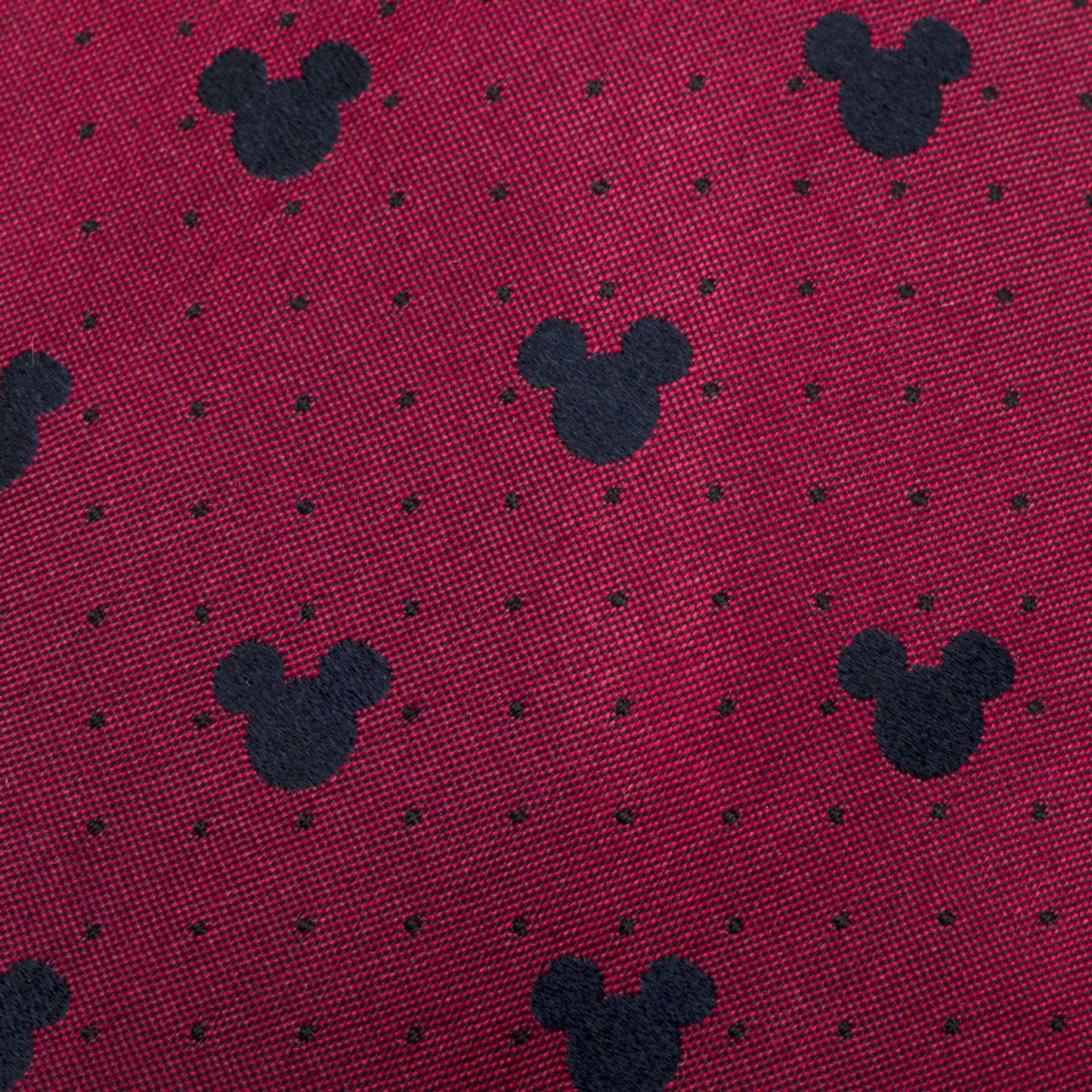 Disney Mickey Mouse Red Pin Dot Men's Tie