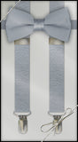 Silver Clip On Suspender