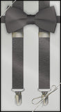 Charcoal Clip On Suspender