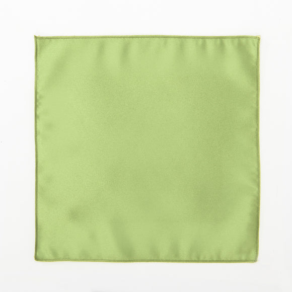 Lime Green Satin Pocket Square