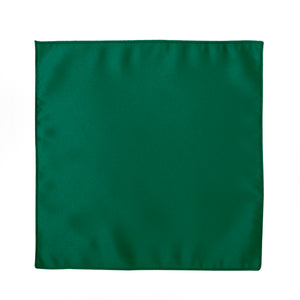 Emerald Green Satin Pocket Square
