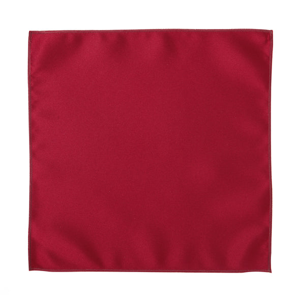 Red Satin Pocket Square