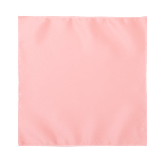 Pink Lace Satin Pocket Square