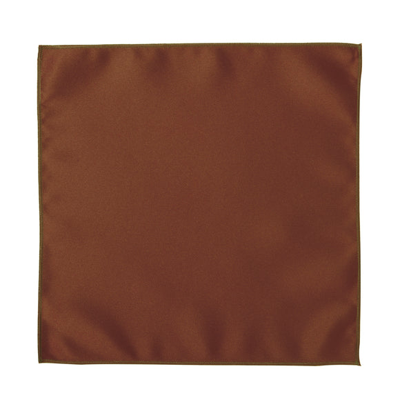 Cinnamon Satin Pocket Square