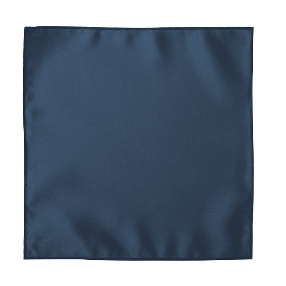 Periwinkle Blue Satin Pocket Square