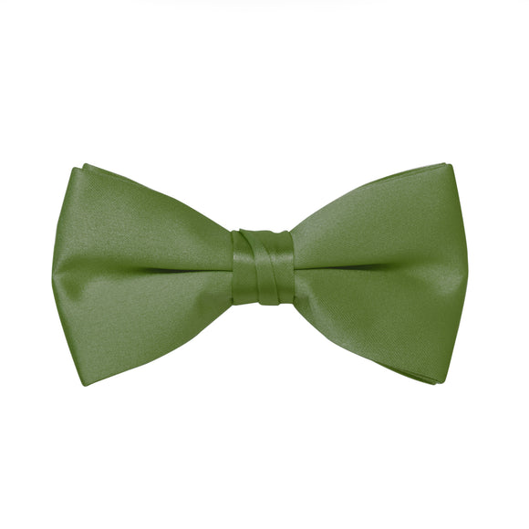 Clover Green Satin Bow Tie