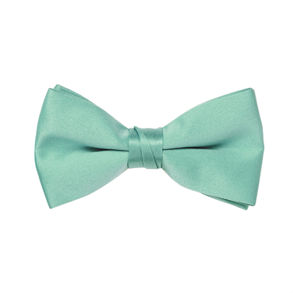Tiffany Blue Satin Bow Tie