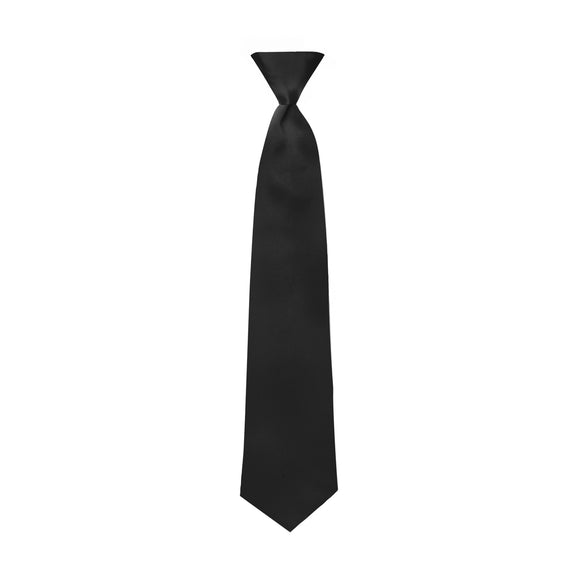 Black Satin Windsor Tie