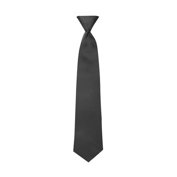 Charcoal Satin Windsor Tie
