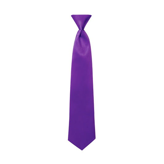 Plum Satin Windsor Tie