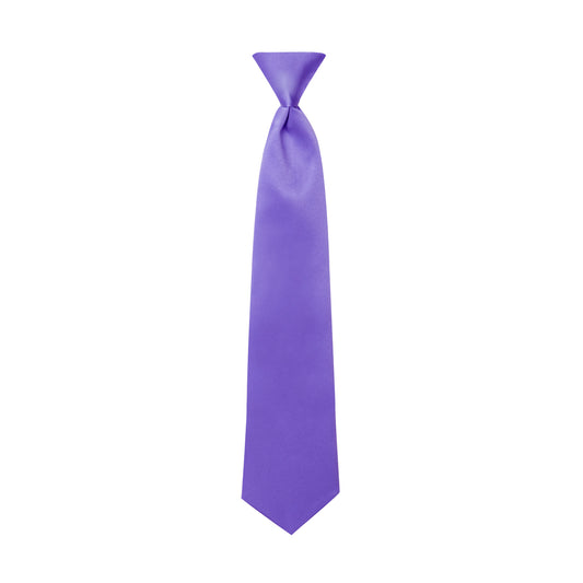 Purple Satin Windsor Tie