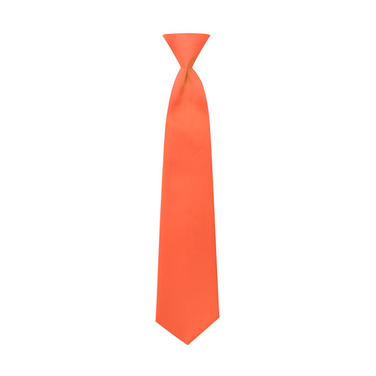 Tangerine Satin Windsor Tie