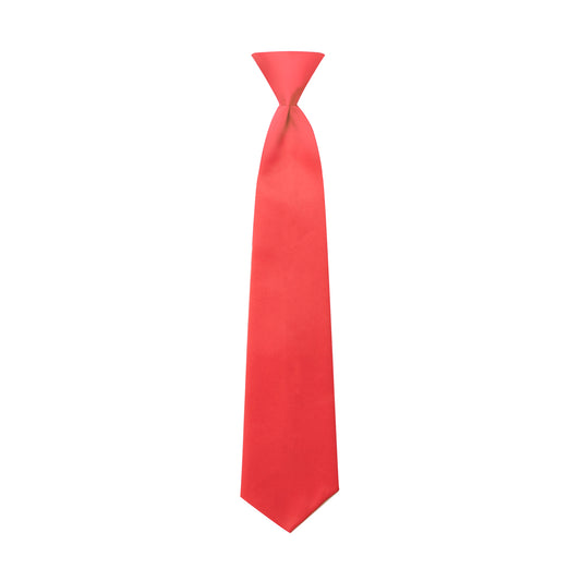 Coral Satin Windsor Tie