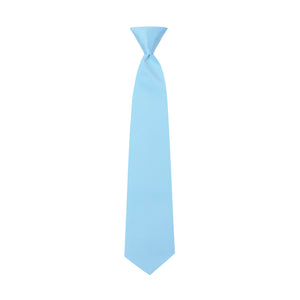 Light Blue Satin Windsor Tie
