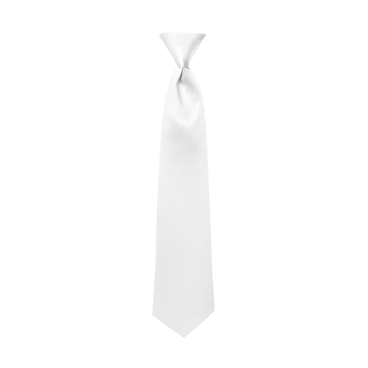 White Satin Windsor Tie