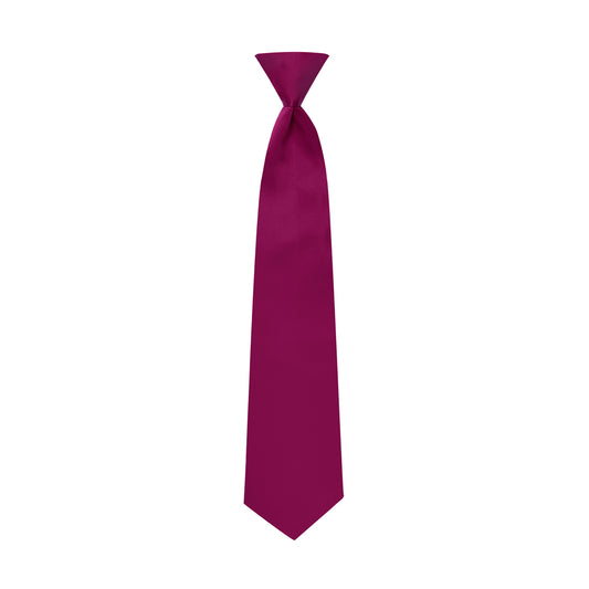 Berry Satin Windsor Tie