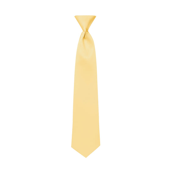 Canary Yellow Satin Windsor Tie