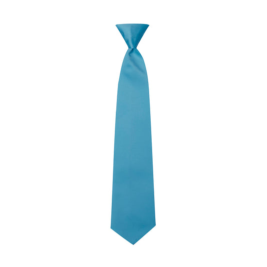 Caribbean Blue Satin Windsor Tie