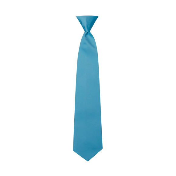 Caribbean Blue Satin Windsor Tie