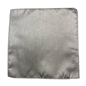Silver Metallic Pocket Square