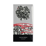 Red & Black Floral Lapel Pin & Hanky Set