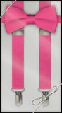 Hot Pink Clip On Suspender