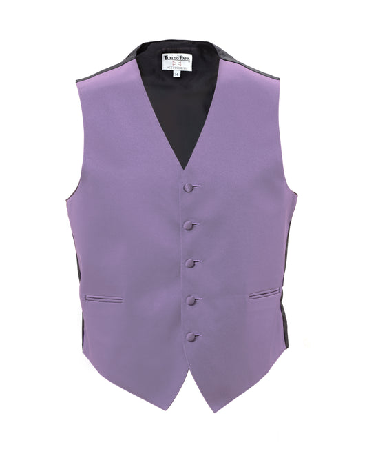 Porto Lavender Satin Full Back Vest