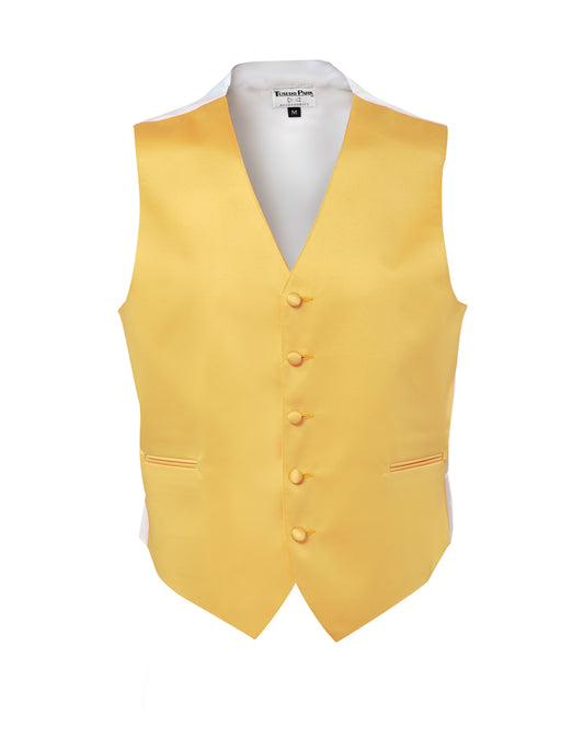 Canary Satin Full Back Vest