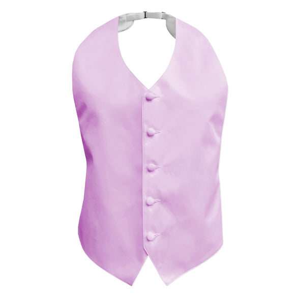 Lilac Satin Backless Vest