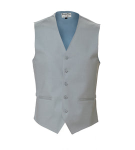 Grey Linen Full Back Vest