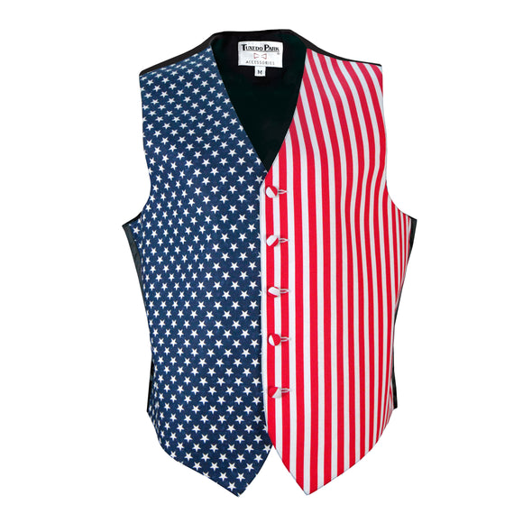 Stars & Stripes Novelty Vest
