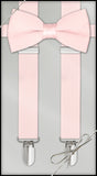 Light Pink Clip On Suspender