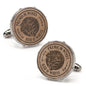 Wine Barrel Metal Cufflinks