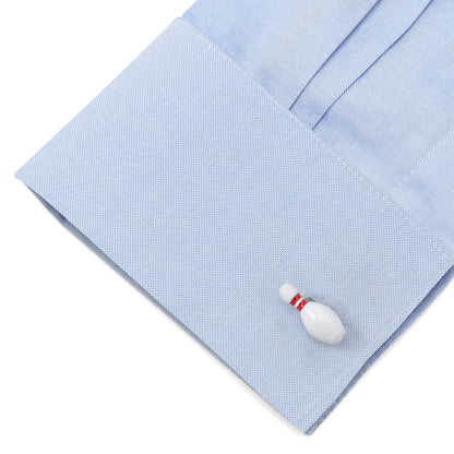 Bowling Pin & Ball 3D Cufflinks
