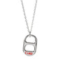 Diet Coke Tab Silver Necklace