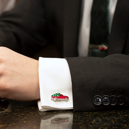 Holiday Truck Cufflinks