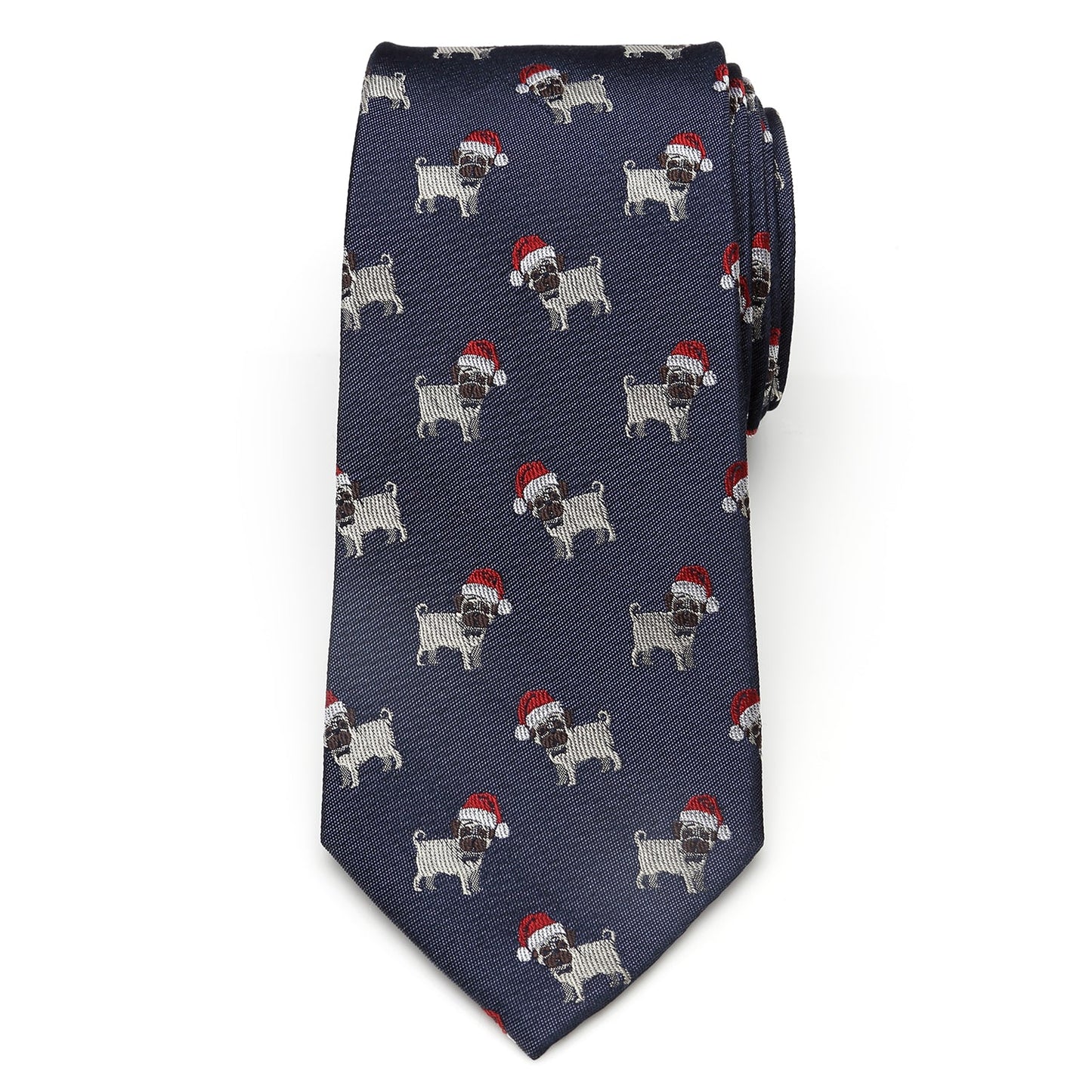 Santa Pug Men's Tie