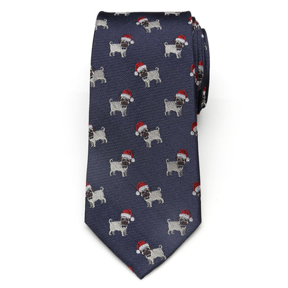 Santa Pug Men's Tie