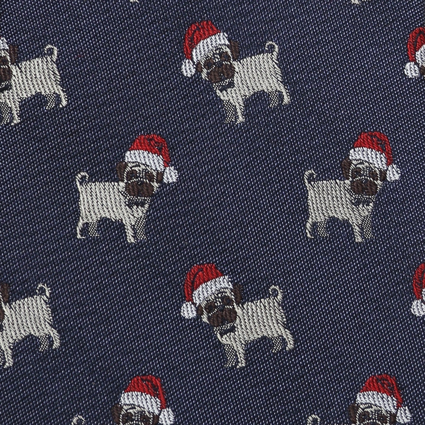 Santa Pug Men's Tie