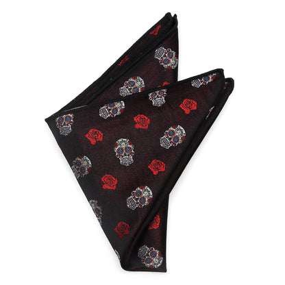 Sugar Skull Pocket Square