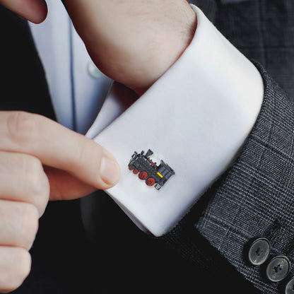 Steam Engine 3D Cufflinks