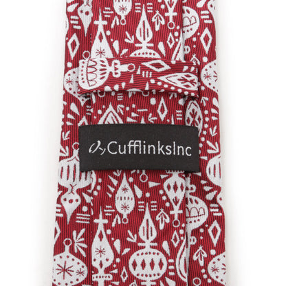 Christmas Wrap Red Men's Tie