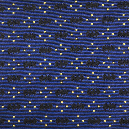 DC Batman Icon Diamond Dot Navy Mens Tie