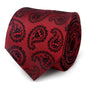 DC Batman Red Paisley Tie