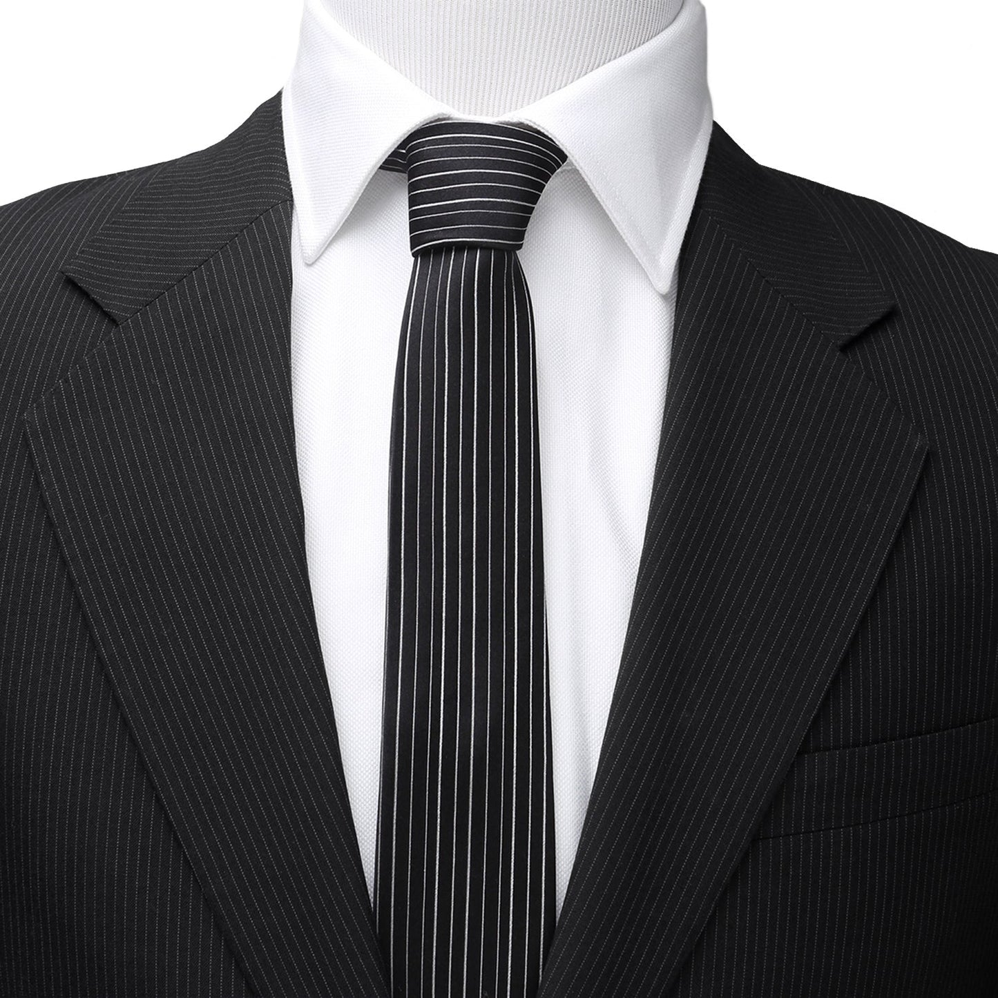 Disney The Nightmare Before Christmas Jack Skellington Striped Men's Tie