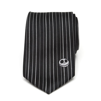 Disney The Nightmare Before Christmas Jack Skellington Striped Men's Tie