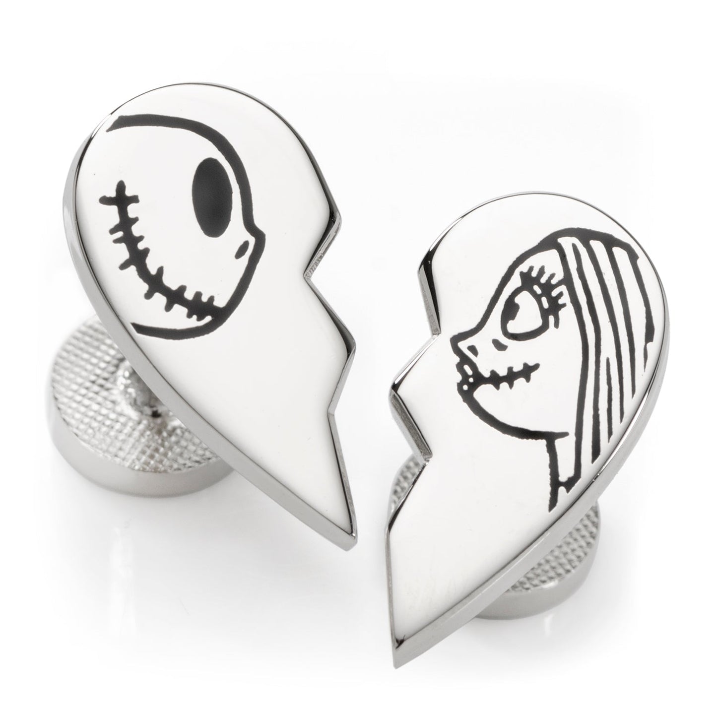Disney The Nightmare Before Christmas Jack & Sally 'Simply Meant to Be' Cufflinks