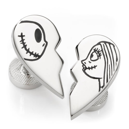 Disney The Nightmare Before Christmas Jack & Sally 'Simply Meant to Be' Cufflinks