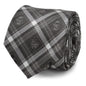 Disney Mickey and Friends Charcoal Plaid Men's Tie