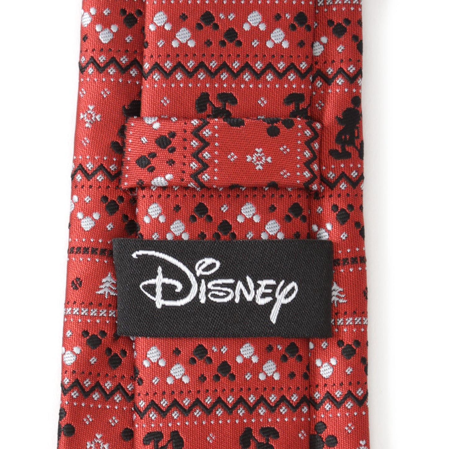 Disney Mickey Mouse Fair Isle Red Men's Tie